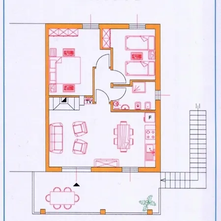 Casa A 500metri Dal Mare Con Bellissima Vista Feriehus *